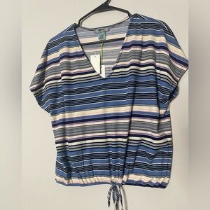 Good Luck‎ Gem Multicolor Striped Blouse